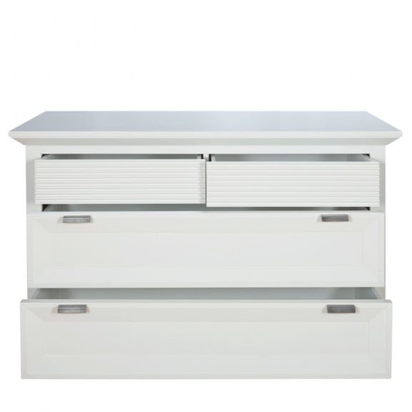 comoda-cu-4-sertare-verona-bianco-alb--128-cm 1